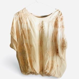 Tendenze made in Italy silk and cotton blouse